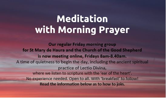 CoGS Online Meditation on Friday mornings