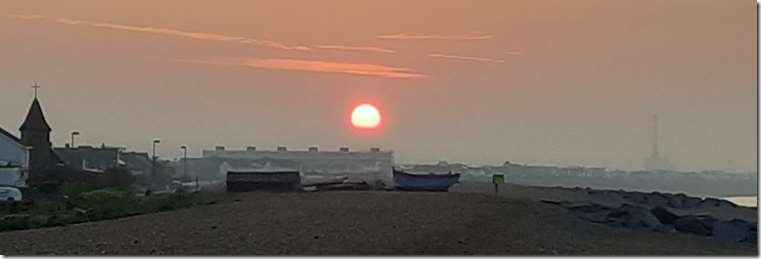 Dawn over Shoreham Beach